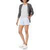 imageAmazon Essentials Womens MidRise SlimFit 35 Inch Inseam Khaki ShortLight Blue