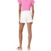 imageAmazon Essentials Womens MidRise SlimFit 35 Inch Inseam Khaki ShortWhite