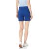 imageAmazon Essentials Womens MidRise SlimFit 5 Inch Inseam Khaki Short Available in Straight and Curvy FitsBlue