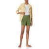 imageAmazon Essentials Womens MidRise SlimFit 5 Inch Inseam Khaki Short Available in Straight and Curvy FitsOlive