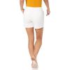 imageAmazon Essentials Womens MidRise SlimFit 5 Inch Inseam Khaki Short Available in Straight and Curvy FitsWhite