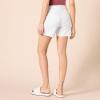 imageAmazon Essentials Womens MidRise SlimFit 5 Inch Inseam Khaki Short Available in Straight and Curvy FitsWhite