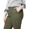 imageAmazon Essentials Womens MidRise SlimFit Stretchy Cropped Tapered Leg Khaki Dress Pants Available in Plus SizeDark Olive
