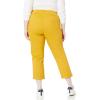 imageAmazon Essentials Womens MidRise SlimFit Stretchy Cropped Tapered Leg Khaki Dress Pants Available in Plus SizeDark Yellow