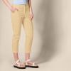 imageAmazon Essentials Womens MidRise SlimFit Stretchy Cropped Tapered Leg Khaki Dress Pants Available in Plus SizeKhaki Brown