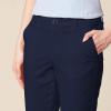imageAmazon Essentials Womens MidRise SlimFit Stretchy Cropped Tapered Leg Khaki Dress Pants Available in Plus SizeNavy