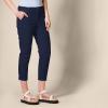 imageAmazon Essentials Womens MidRise SlimFit Stretchy Cropped Tapered Leg Khaki Dress Pants Available in Plus SizeNavy
