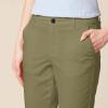 imageAmazon Essentials Womens MidRise SlimFit Stretchy Cropped Tapered Leg Khaki Dress Pants Available in Plus SizeWashed Olive