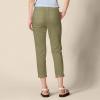 imageAmazon Essentials Womens MidRise SlimFit Stretchy Cropped Tapered Leg Khaki Dress Pants Available in Plus SizeWashed Olive