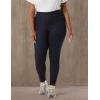 imageAmazon Essentials Womens MidRise Stretch PullOn Jegging Available in Plus SizeBlack Rinse