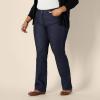 imageAmazon Essentials Womens MidRise Stretchy Slim Bootcut JeanRinsed
