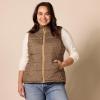 imageAmazon Essentials Womens MidWeight Puffer VestOlive Cheetah