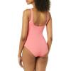 imageAmazon Essentials Womens OnePiece Coverage Swimsuit Available in Plus SizeCoral Pink