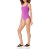 imageAmazon Essentials Womens OnePiece Coverage Swimsuit Available in Plus SizeViolet