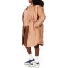 imageAmazon Essentials Womens Oversized Quilted Coat Available in Plus SizeLight Brown