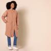 imageAmazon Essentials Womens Oversized Quilted Coat Available in Plus SizeLight Brown