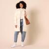 imageAmazon Essentials Womens Oversized Teddy Sherpa Coat Previously GoodthreadsBeige Ivory Buffalo Plaid