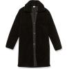 imageAmazon Essentials Womens Oversized Teddy Sherpa Coat Previously GoodthreadsBlack