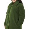 imageAmazon Essentials Womens Oversized Teddy Sherpa Coat Previously GoodthreadsOlive