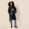 imageAmazon Essentials Womens OversizedFit Cotton Blend Heavyweight Texture Stitch Long Cardigan SweaterBlack
