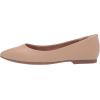 imageAmazon Essentials Womens PointedToe Ballet FlatBeige Faux Leather