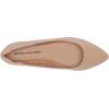 imageAmazon Essentials Womens PointedToe Ballet FlatBeige Faux Leather