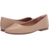 imageAmazon Essentials Womens PointedToe Ballet FlatBeige Faux Leather