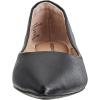 imageAmazon Essentials Womens PointedToe Ballet FlatBlack Faux Leather