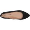 imageAmazon Essentials Womens PointedToe Ballet FlatBlack Microsuede