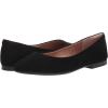 imageAmazon Essentials Womens PointedToe Ballet FlatBlack Microsuede