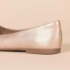 imageAmazon Essentials Womens PointedToe Ballet FlatRose Gold