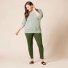 imageAmazon Essentials Womens Ponte Legging Available in Plus Size Dark Olive Medium
