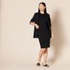 imageAmazon Essentials Womens Ponte PullOn Above The Knee Fitted Pencil SkirtBlack