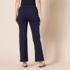 imageAmazon Essentials Womens Ponte PullOn Mid Rise Ankle Length PantsNavy