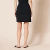 imageAmazon Essentials Womens Ponte PullOn Mini Length ALine SkirtBlack