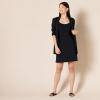 imageAmazon Essentials Womens Ponte PullOn Mini Length ALine SkirtBlack