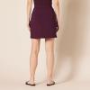 imageAmazon Essentials Womens Ponte PullOn Mini Length ALine SkirtBurgundy