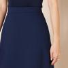 imageAmazon Essentials Womens Ponte PullOn Mini Length ALine SkirtNavy