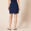 imageAmazon Essentials Womens Ponte PullOn Mini Length ALine SkirtNavy