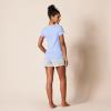 imageAmazon Essentials Womens Poplin Short and Sleep Tee SetBlue Floral