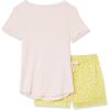 imageAmazon Essentials Womens Poplin Short and Sleep Tee SetPink Petal Print