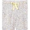 imageAmazon Essentials Womens Poplin Short and Sleep Tee SetYellow Confetti Print