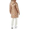 imageAmazon Essentials Womens Puffer Jacket Heavyweight Diamond Quilted Knee Length Winter CoatMetallic Taupe