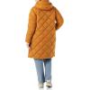 imageAmazon Essentials Womens Puffer Jacket Heavyweight Diamond Quilted Knee Length Winter CoatTan