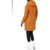 imageAmazon Essentials Womens Puffer Jacket Heavyweight Diamond Quilted Knee Length Winter CoatTan