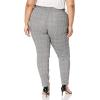 imageAmazon Essentials Womens PullOn Stretchy Knit Jegging Available in Plus SizeBlack Grey Glen Plaid