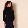 imageAmazon Essentials Womens PullOver Cotton Sweaters FunnelNeck Available in Plus SizeBlack