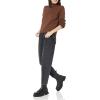 imageAmazon Essentials Womens PullOver Cotton Sweaters FunnelNeck Available in Plus SizeDeep Brown