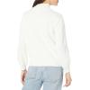imageAmazon Essentials Womens PullOver Cotton Sweaters FunnelNeck Available in Plus SizeEggshell White