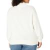imageAmazon Essentials Womens PullOver Cotton Sweaters FunnelNeck Available in Plus SizeEggshell White